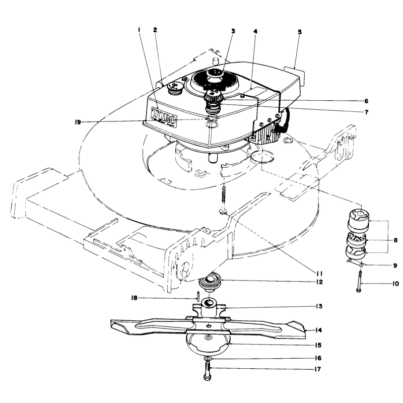 Engine Assembly Model No 20562