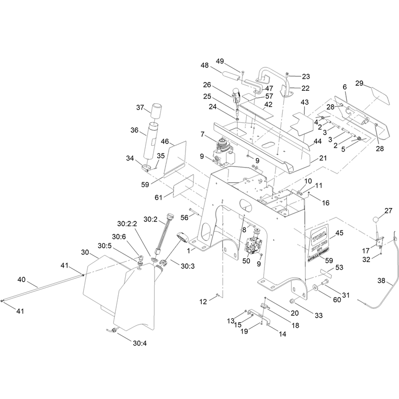 Tower and Fuel Tank Assembly