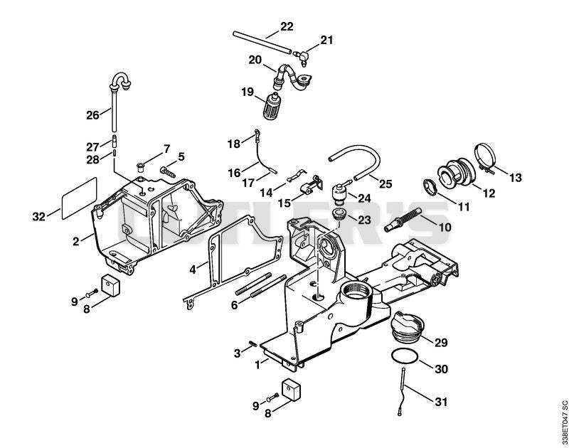 Tank housing