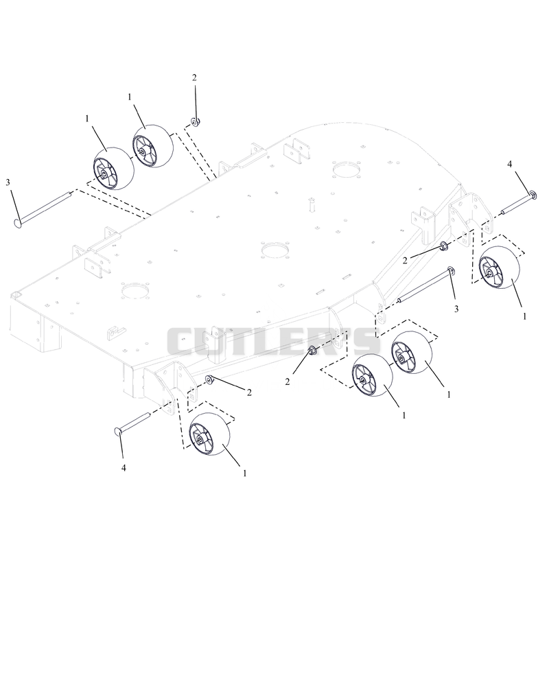 Anti-Scalp Wheels - 52" And 60"