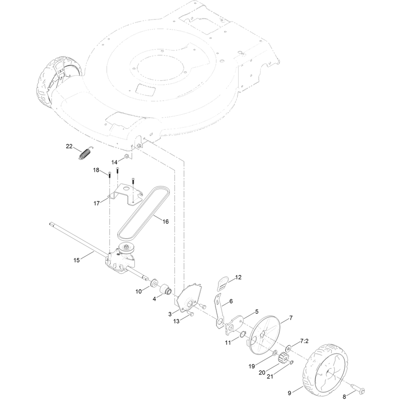 Transmission and Front Wheel Drive Assembly