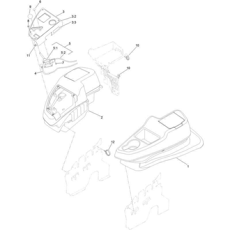 Console and Control Panel Assembly