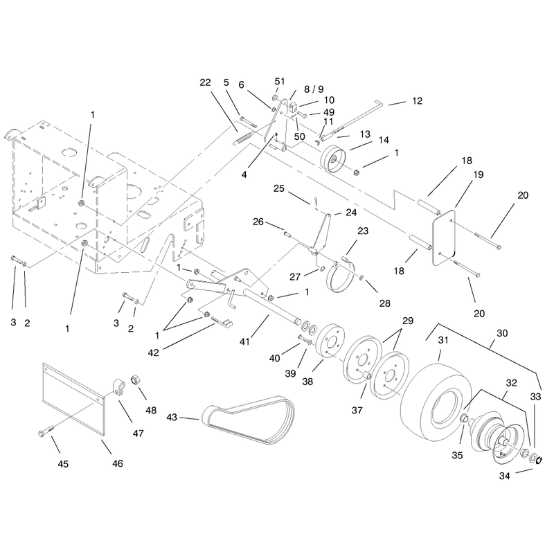 Wheel Brakes and Traction Belts