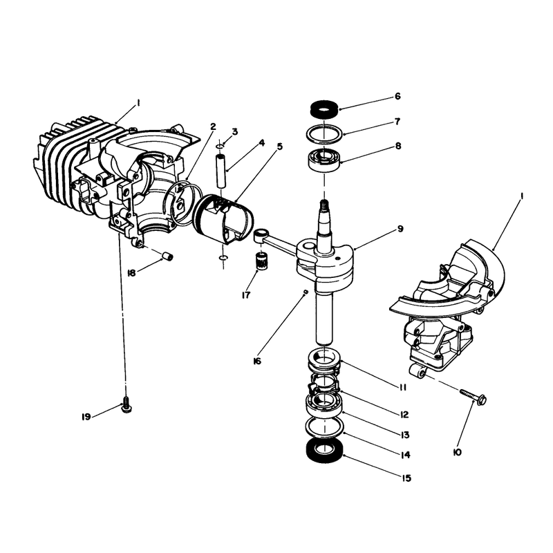 Short Block Assembly (engine Model No. 47pm1-5)