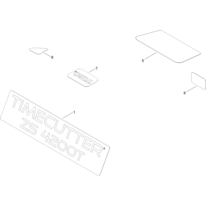 Model Specific Decal Assembly