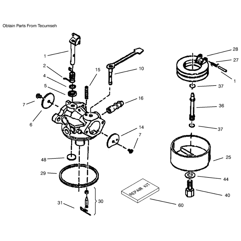 Carburetor No. 640086