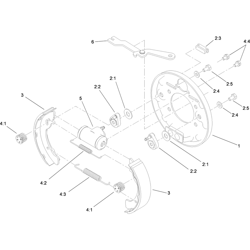 Left Hand Brake Assembly No 104-6807