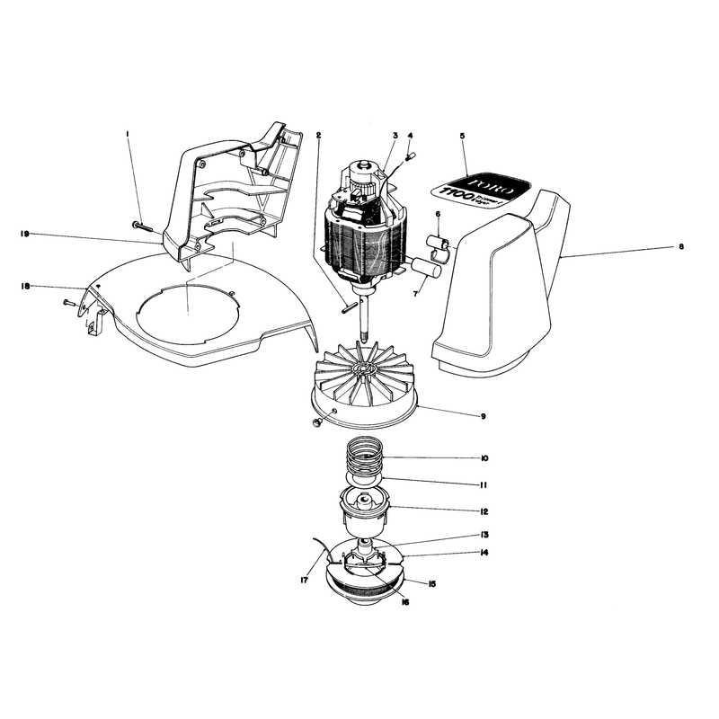 Motor and Housing Assembly