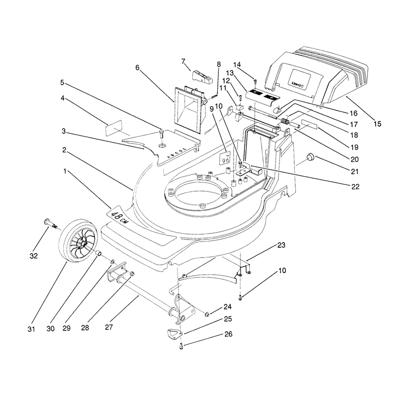Housing Assembly Model No 20916b