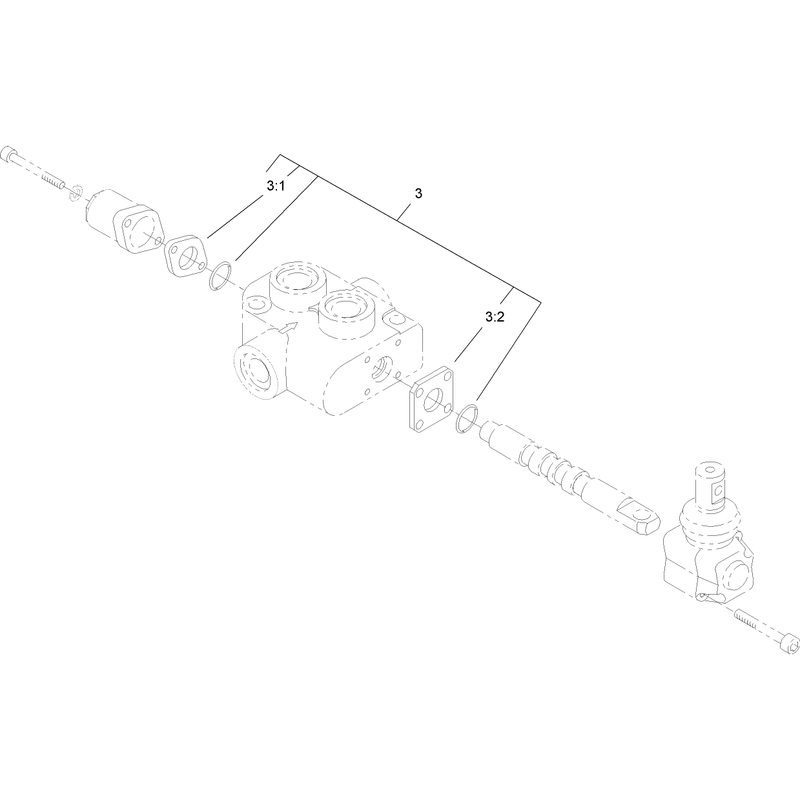 Hydraulic Selector Valve Assembly No 99-3072