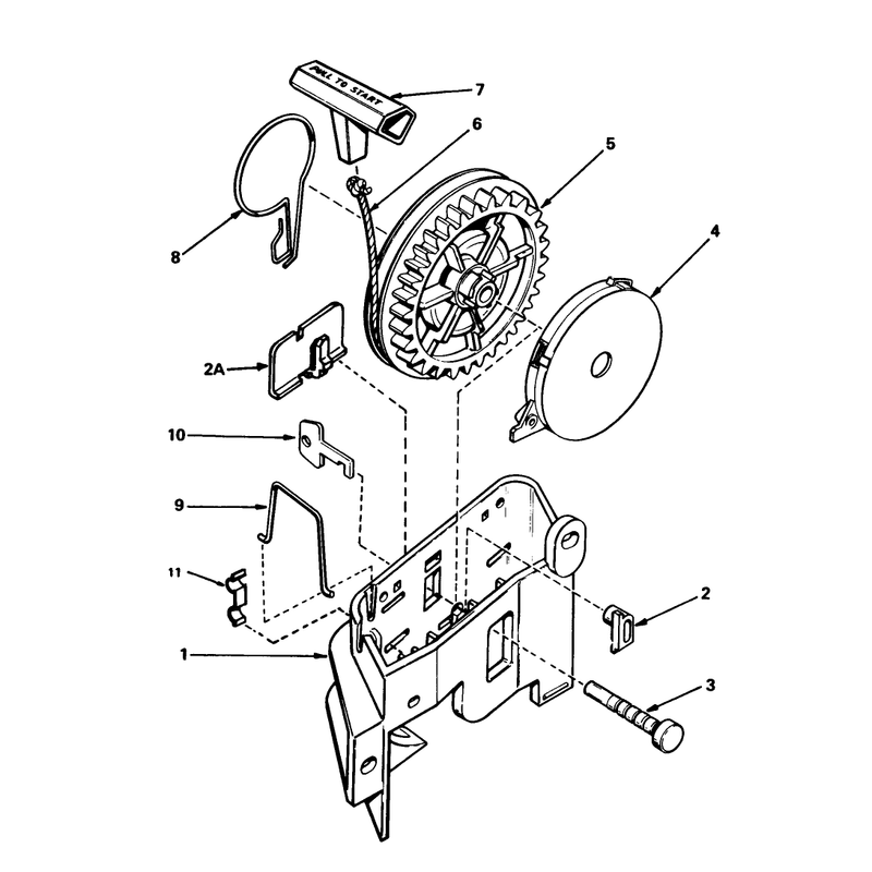 Rewind Starter No 590531