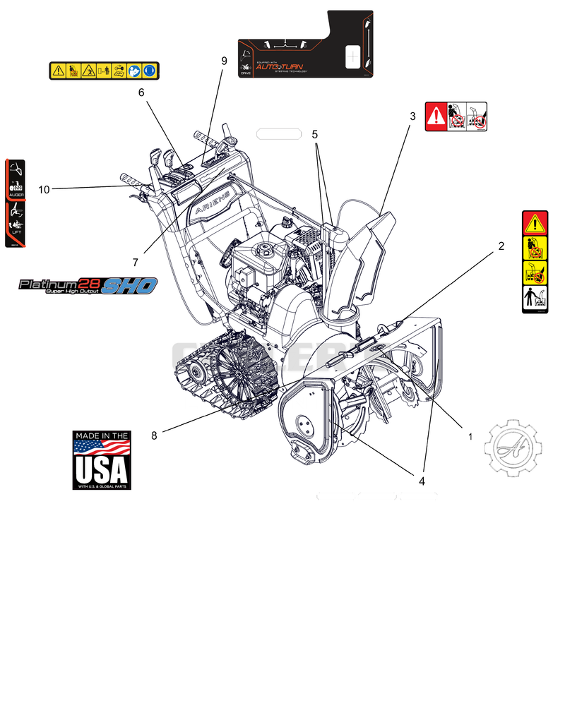 Decals - 28" Track
