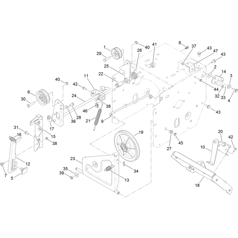 Idler and Linkage Assembly