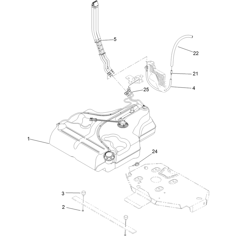 Fuel Tank Mounting Assembly