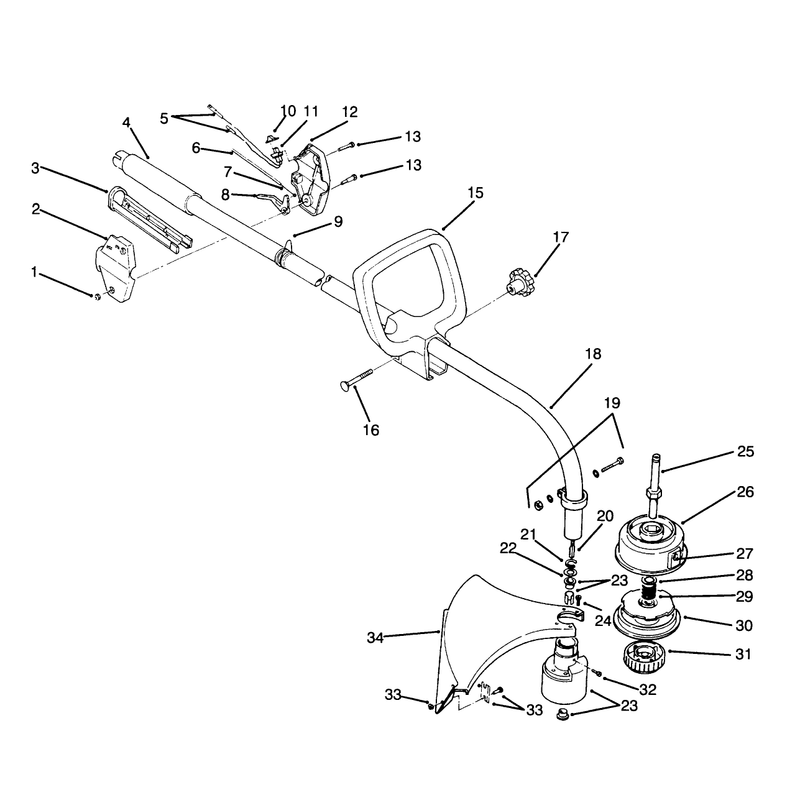 Handle Assembly Model No. 51620