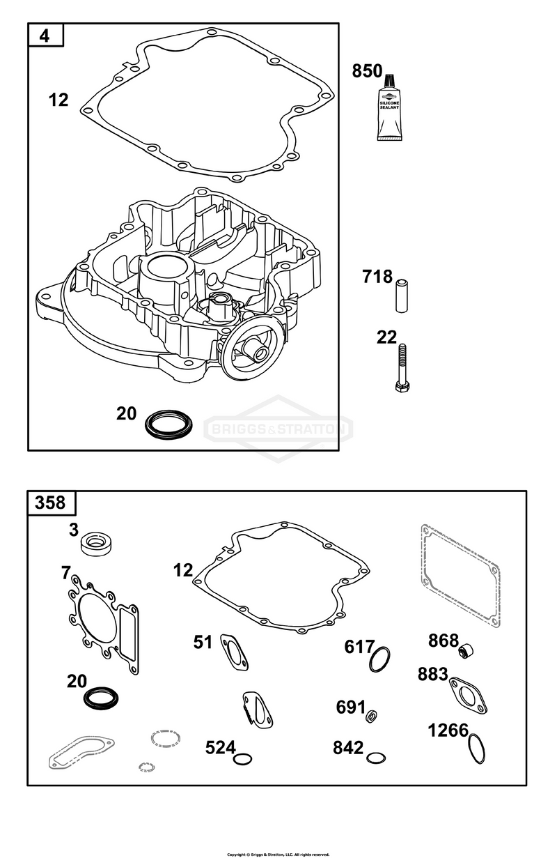 Crankcase Cover/Sump Group