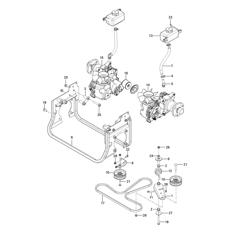HYDRAULIC PUMP - MOTOR