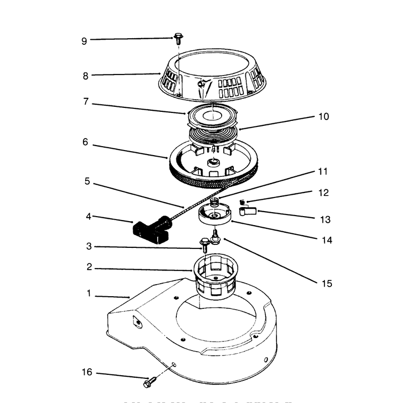 Recoil Assembly Model No 47pr4-3