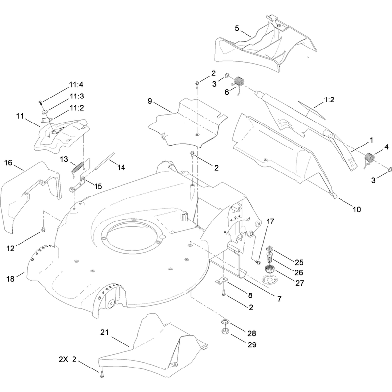 Housing and Rear Door Assembly