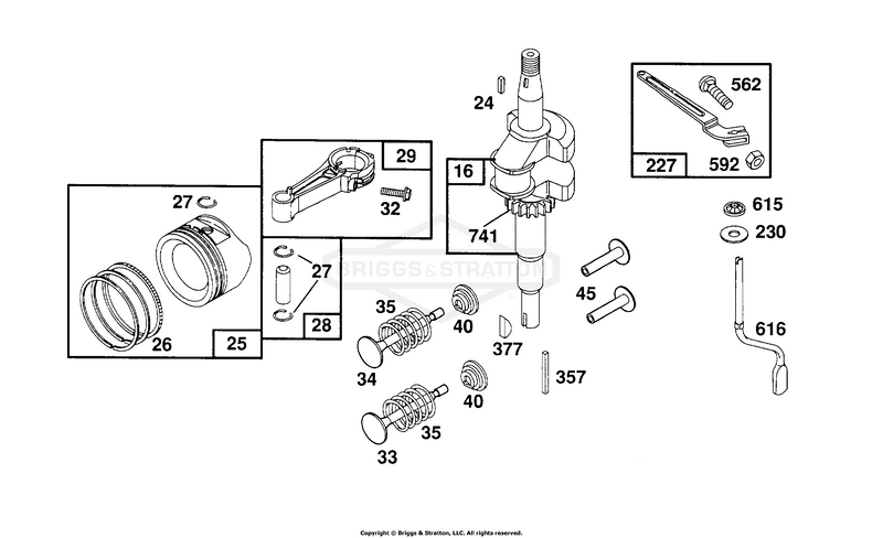 Crankshaft, Piston Group