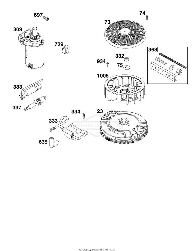 Flywheel, Ignition, and Starter Group