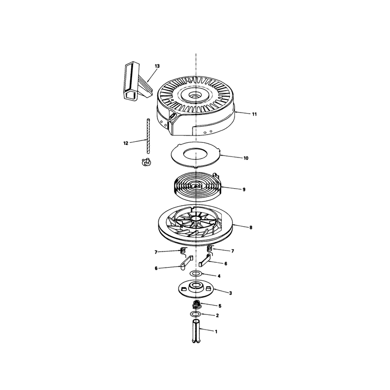 Rewind Starter N0-590621