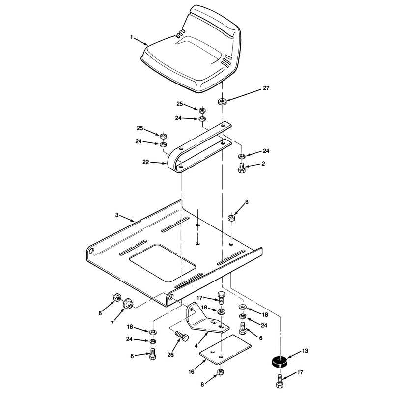 Seat Assembly (212-5 & 212-H)