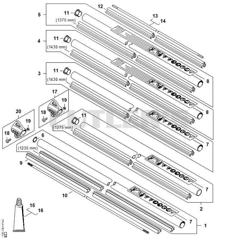 Drive tube assembly