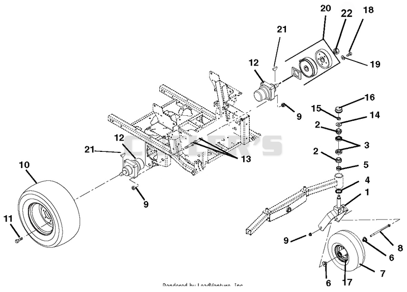 Wheel Motors, Tires, Brakes And Front Forks