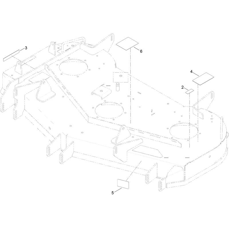 48 Inch Deck and Decal Assembly No. 131-4142