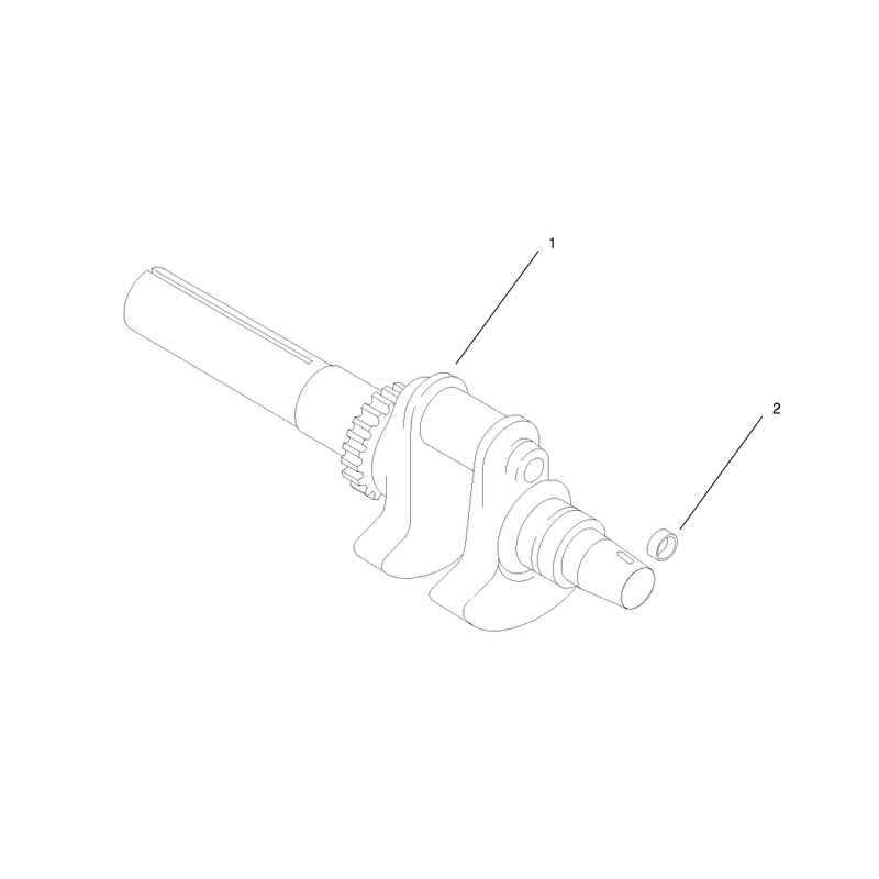 Group 1 Crankshaft Assembly Kohler CH25S-68695