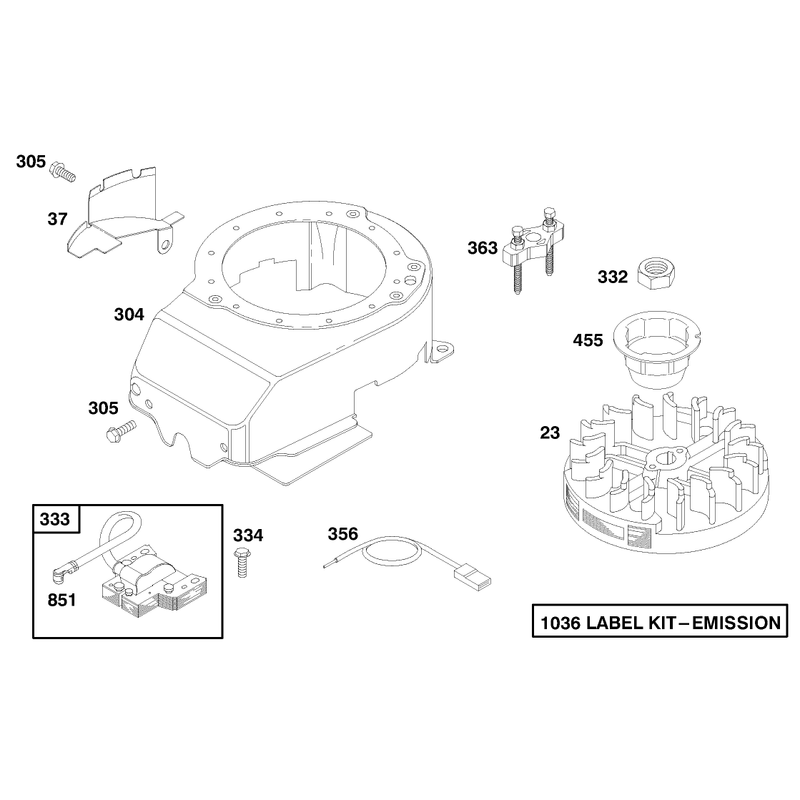 Engine Briggs and Stratton Model 12f802-1767-E1