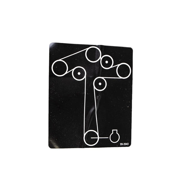 Toro 99-3943 Belt Routing Decal for TimeCutters 74680 74406 74630