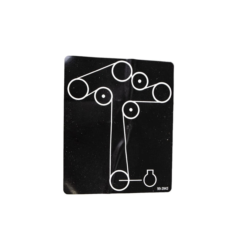 Toro 99-3943 Belt Routing Decal for TimeCutters 74680 74406 74630