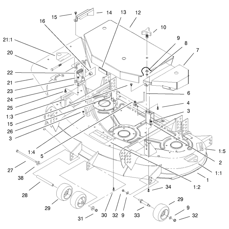 Deck and Cover Assembly