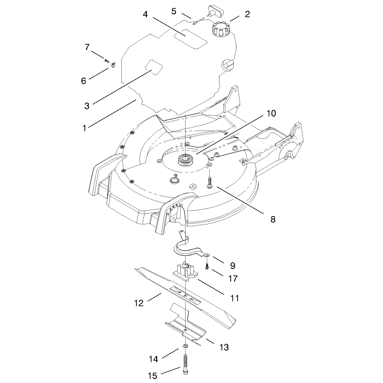 Engine and Blade Assembly