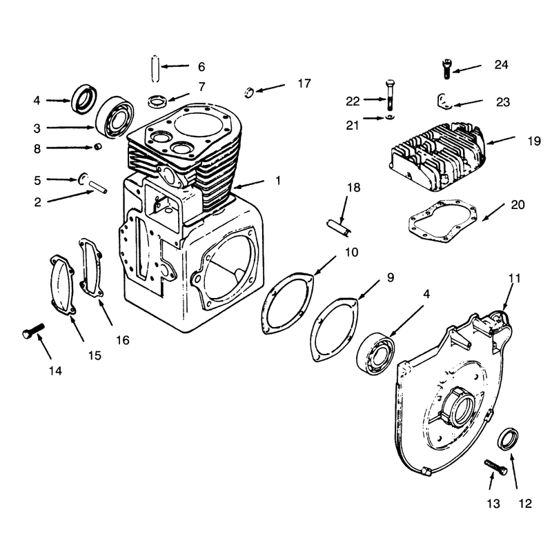 Crankcase and Cylinder Head