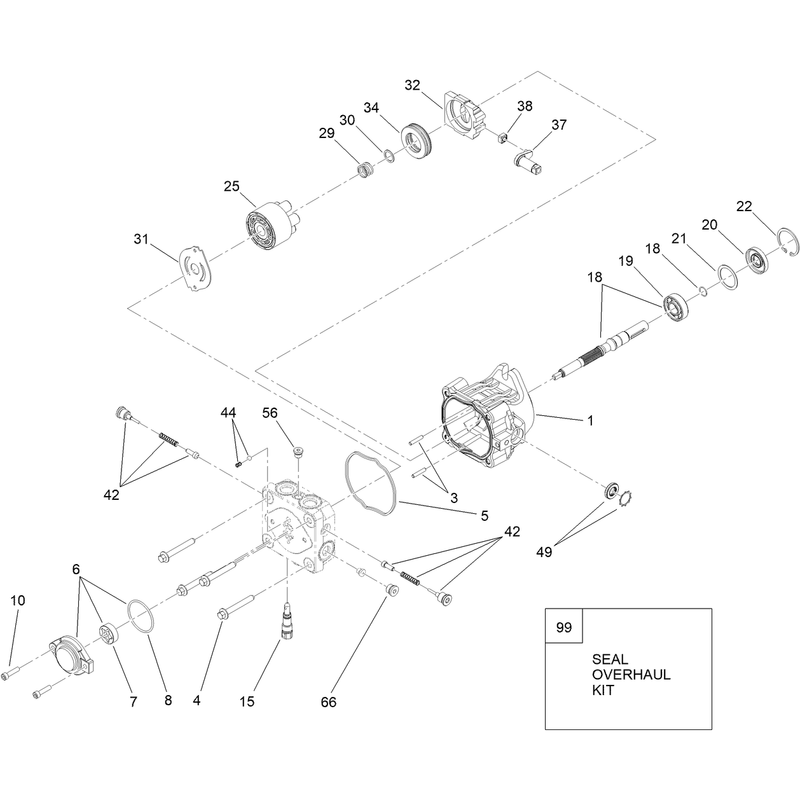Hydraulic Pump Assembly No 117-6410