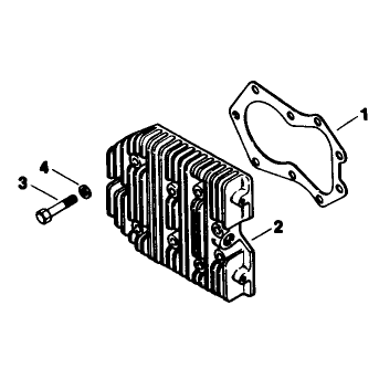 Cylinder Head Engine Kohler Model No Mv16s Type 56511