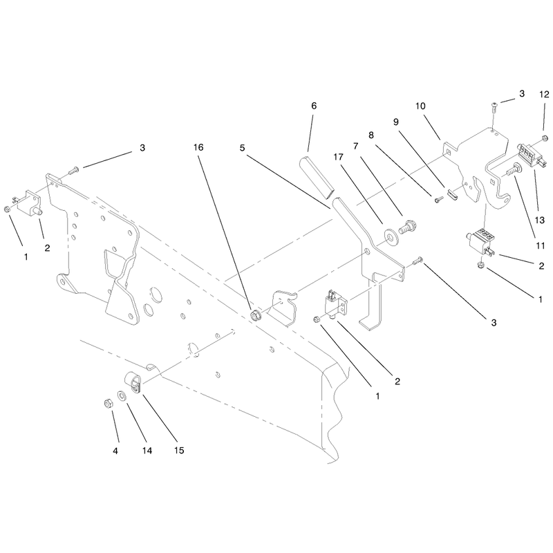 Upper Parking Brake Assembly