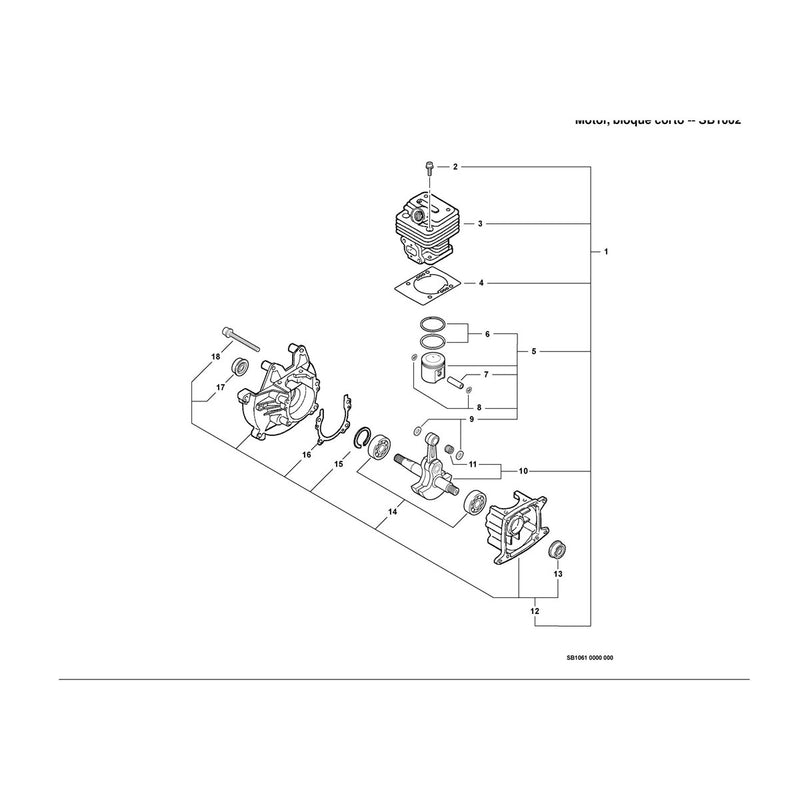 Engine, Short Block -- SB1062