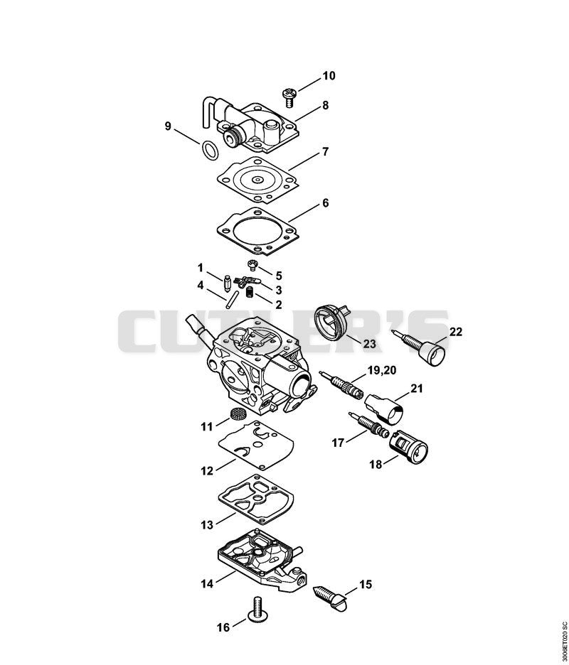 Carburetor C1Q-S262, C1Q-S200