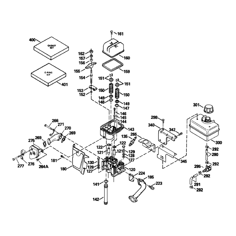 Engine Assemblies Ohsk 120-222023f And 120-222024f