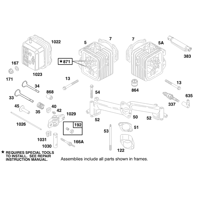 Engine Briggs and Stratton Model 303776-1188-A1
