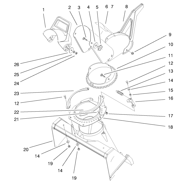 Discharge Chute Assembly