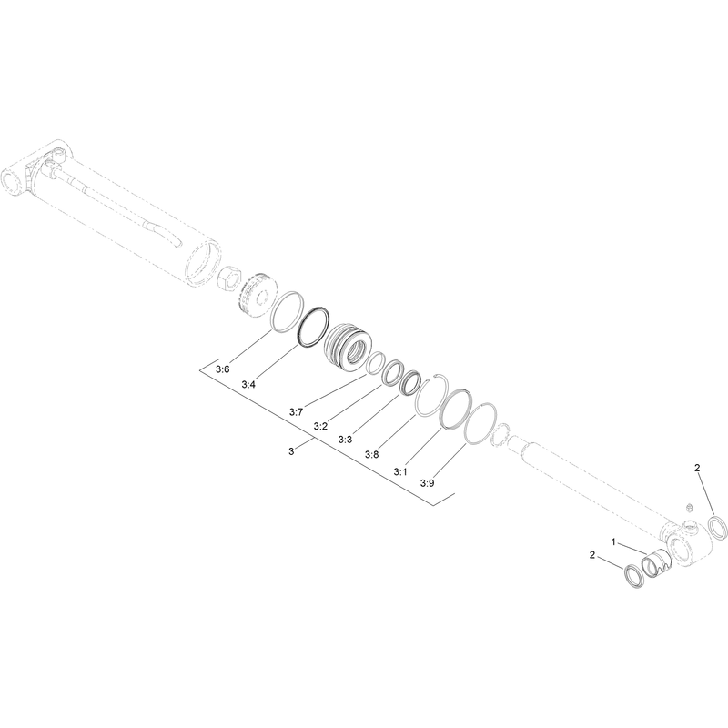 Hydraulic Cylinder Assemby No 161-6930