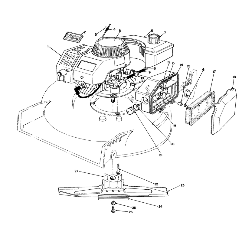 Engine Assembly Serial No 2005001 and Up