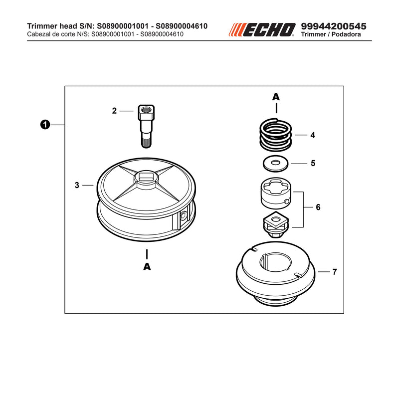 Trimmer head S N