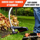 Echo 99944200615 16" Curved Shaft String Trimmer Attachment with Rapid-Loader Head for ECHO Pro Attachment Series