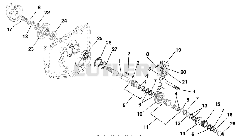 Number One Shaft - Forward Clutch